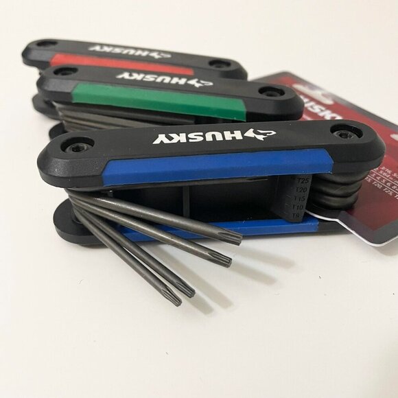 Folding Hex Allen Key Torx Set SAE/Metric Hand Tool Assortment Fold-up - Picture 5 of 13